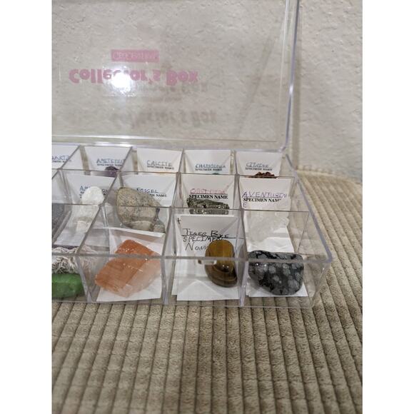 Crystal Stone Collection Quartz Amethyst Pumice Calcite Gypsum Aventurine 18 Lot - Picture 2 of 7